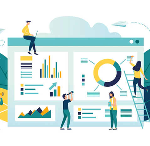 Analytics and Trends Illustration